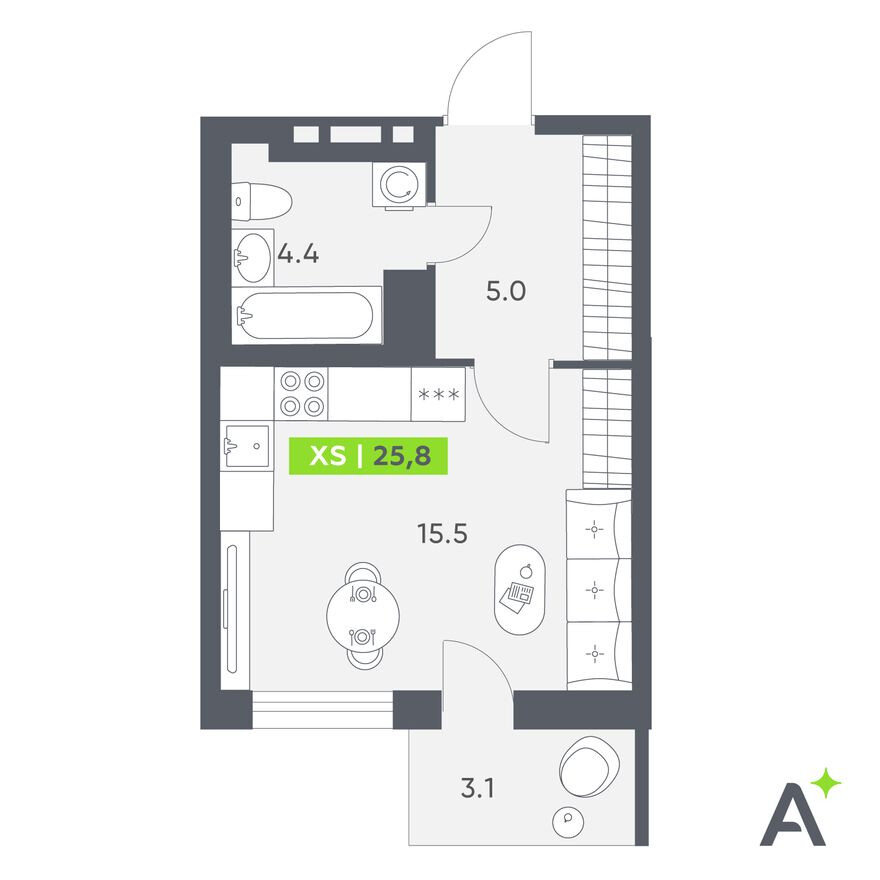 Студия-квартира