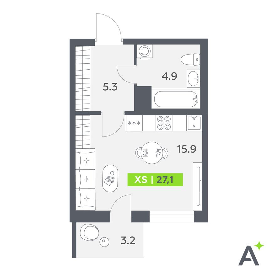 Студия-квартира