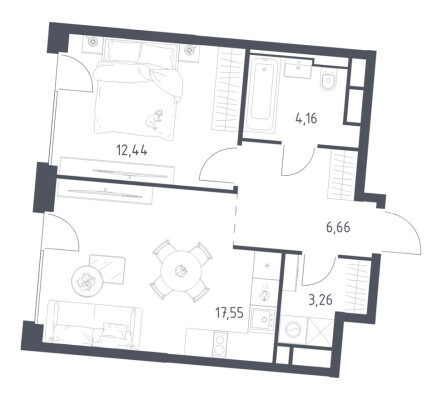 1к. квартира