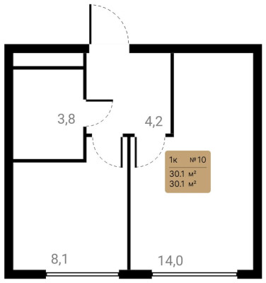 1к. квартира
