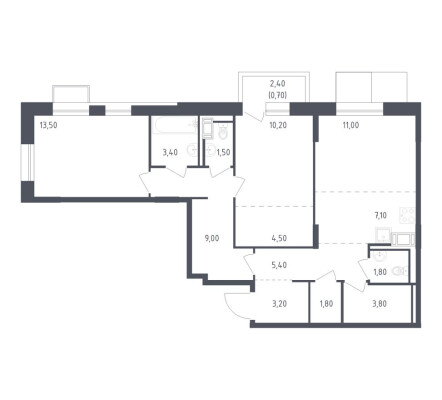 2к. квартира