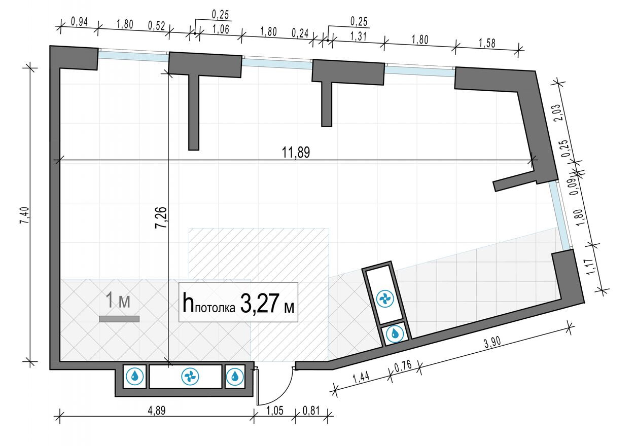 2к. квартира, 77.6 м²