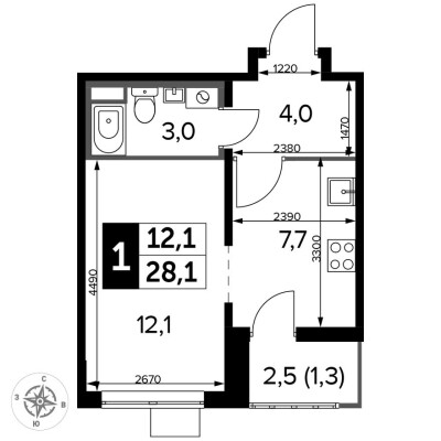 Студия-квартира