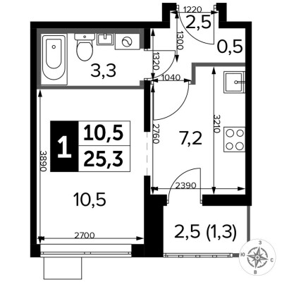 Студия-квартира