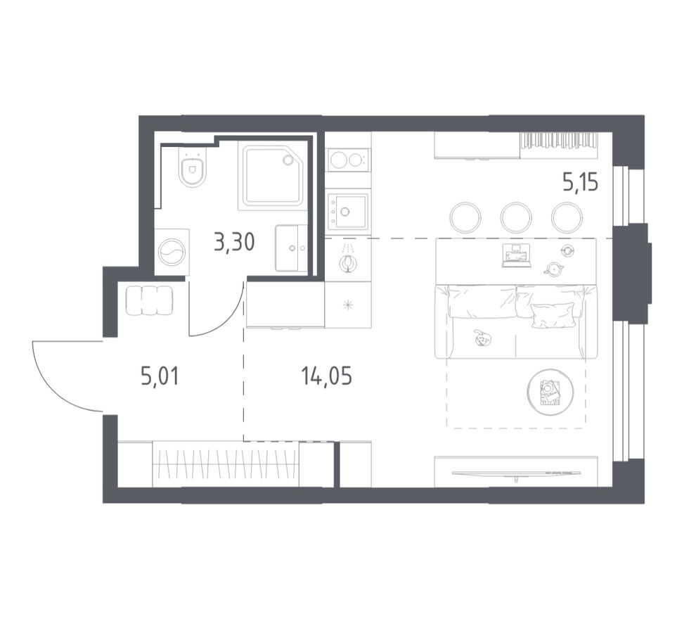 Студия-квартира