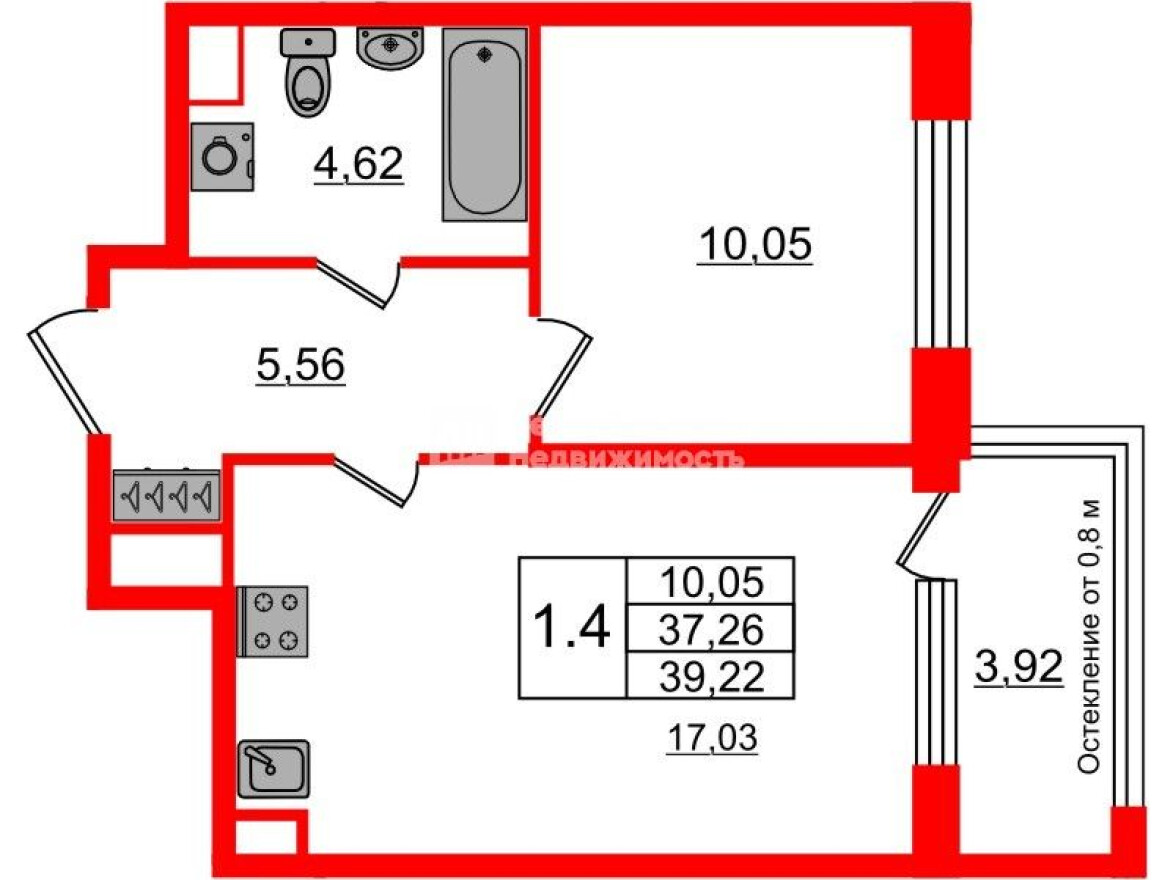 1к. квартира