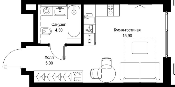 Студия-квартира