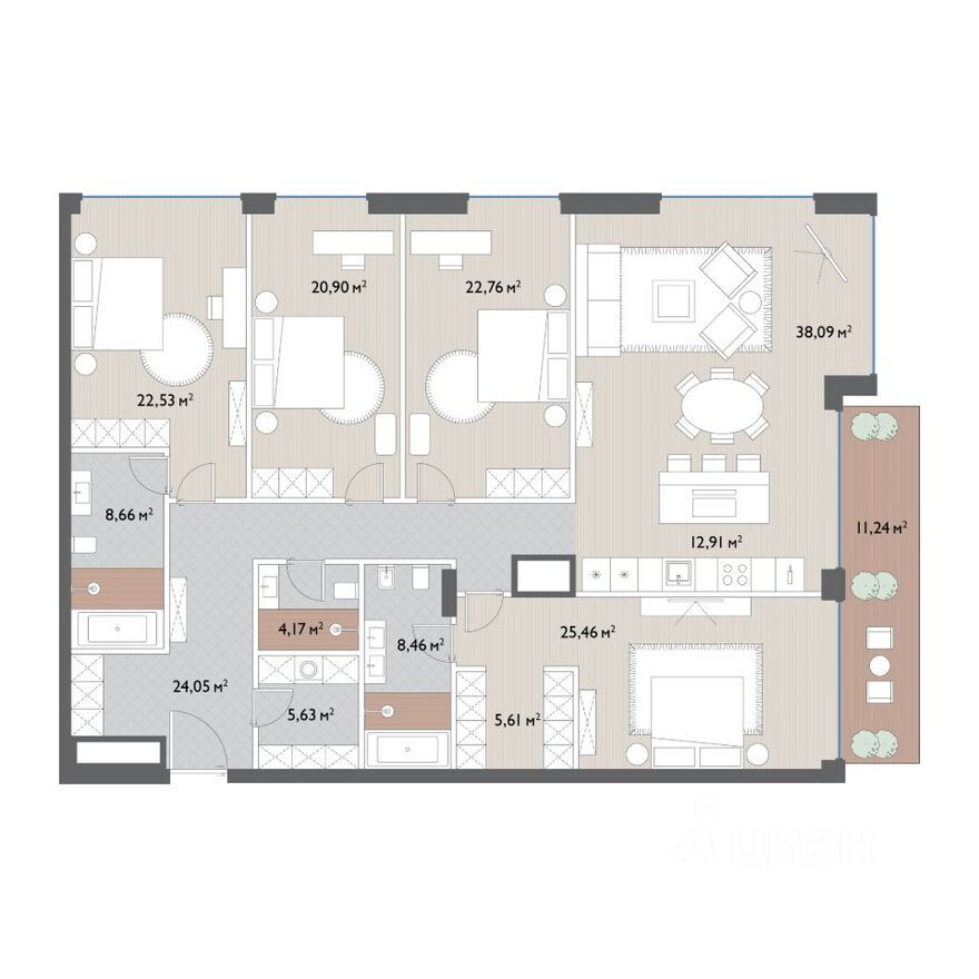 5к. квартира