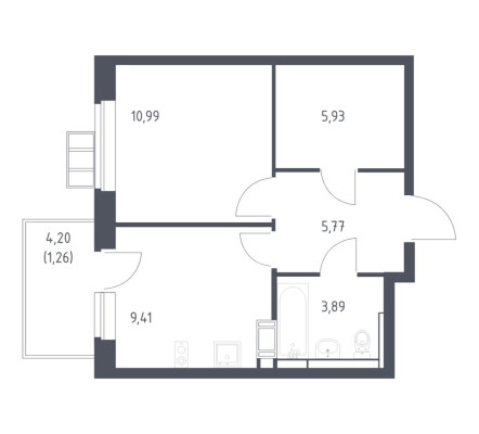 1к. квартира