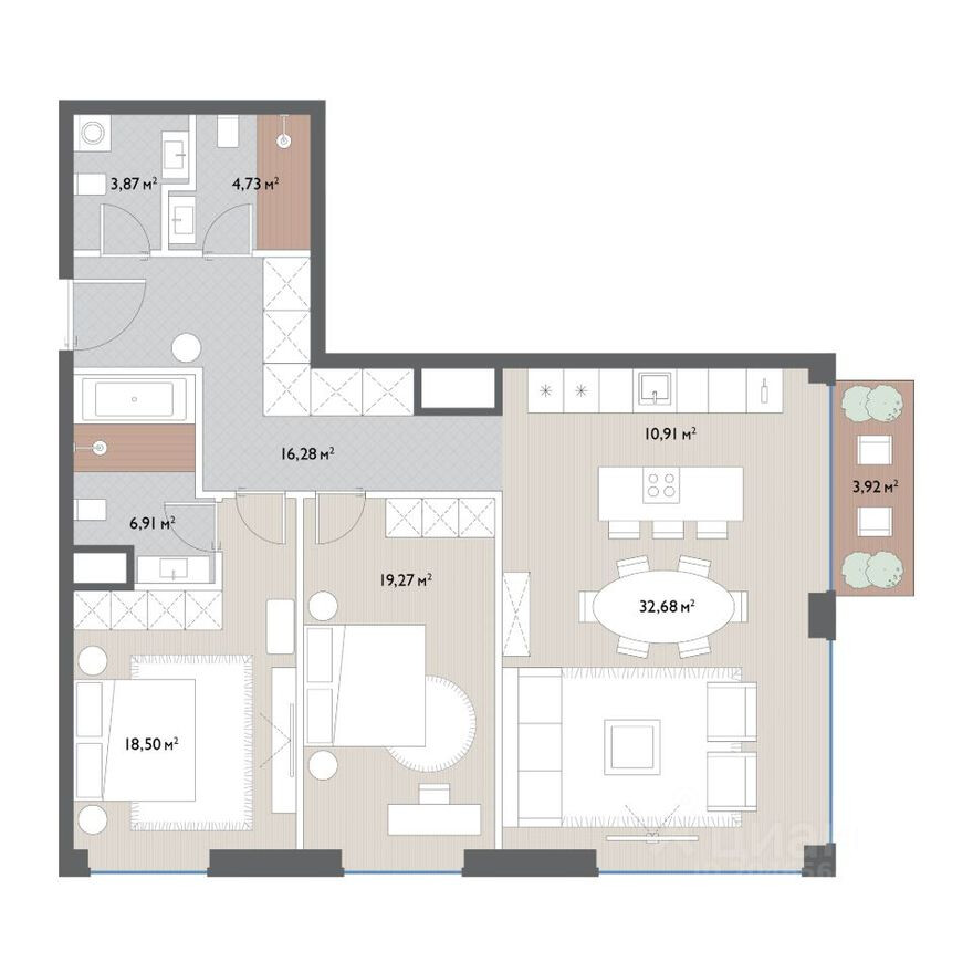 2к. квартира