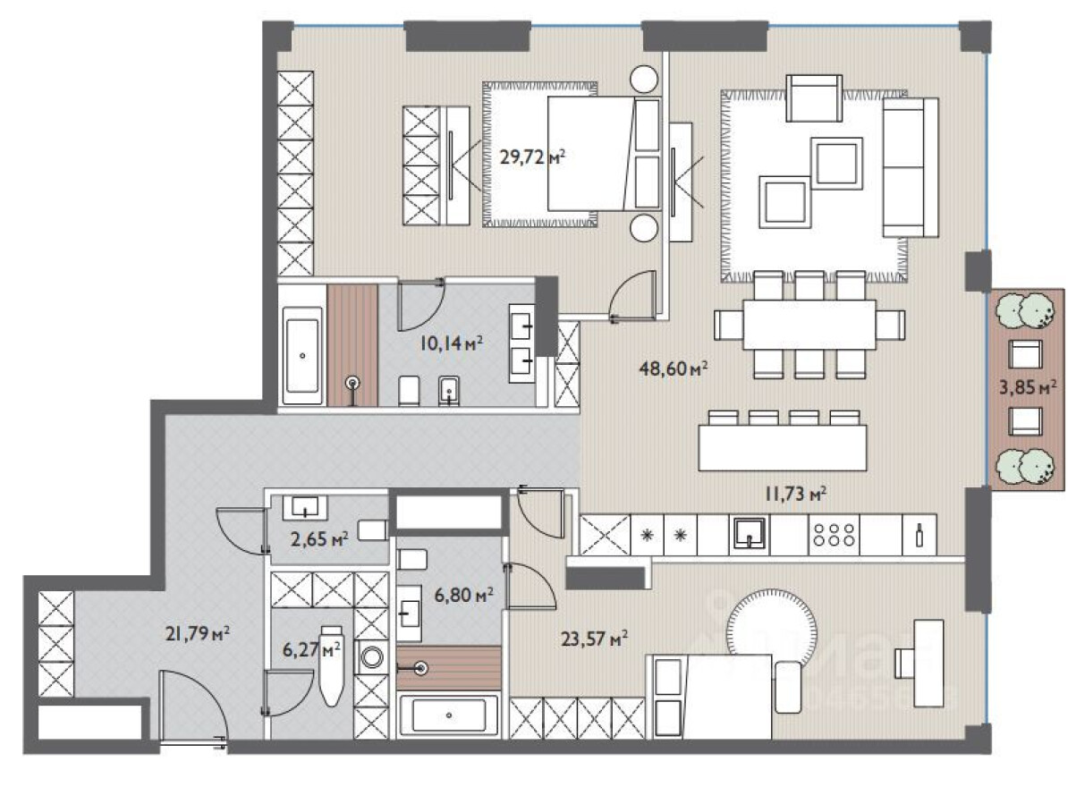 2к. квартира