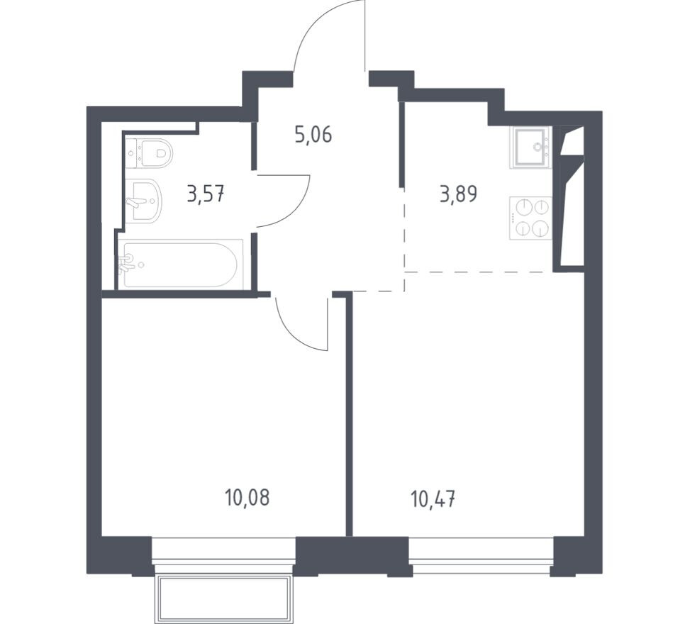 1к. квартира