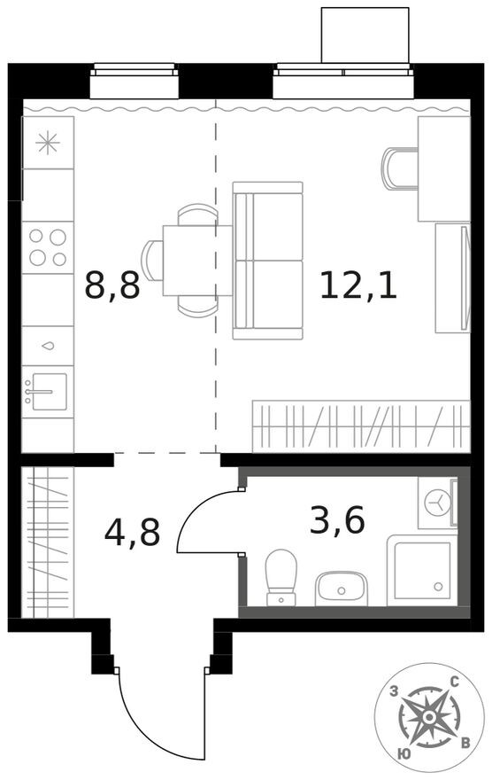 Студия-квартира