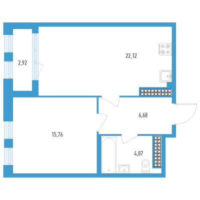 1к. квартира