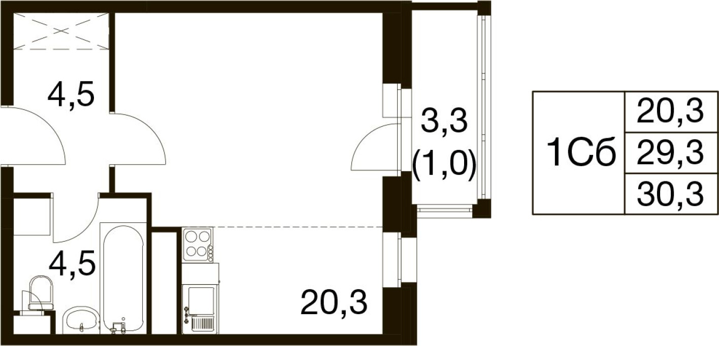 Студия-квартира