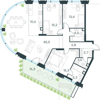 4к. квартира