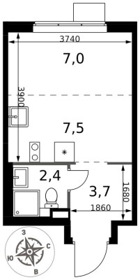 Студия-квартира