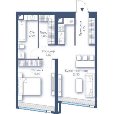 1к. квартира