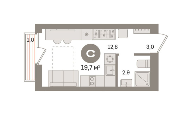 Студия-квартира