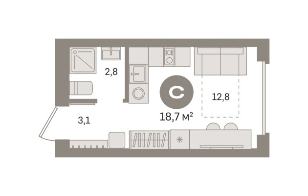 Студия-квартира