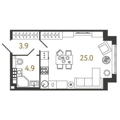 Студия-квартира