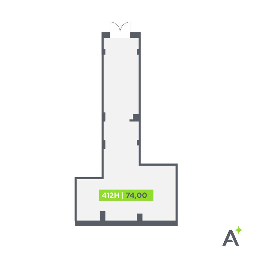 Помещение свободного назначения, 74.0 м²