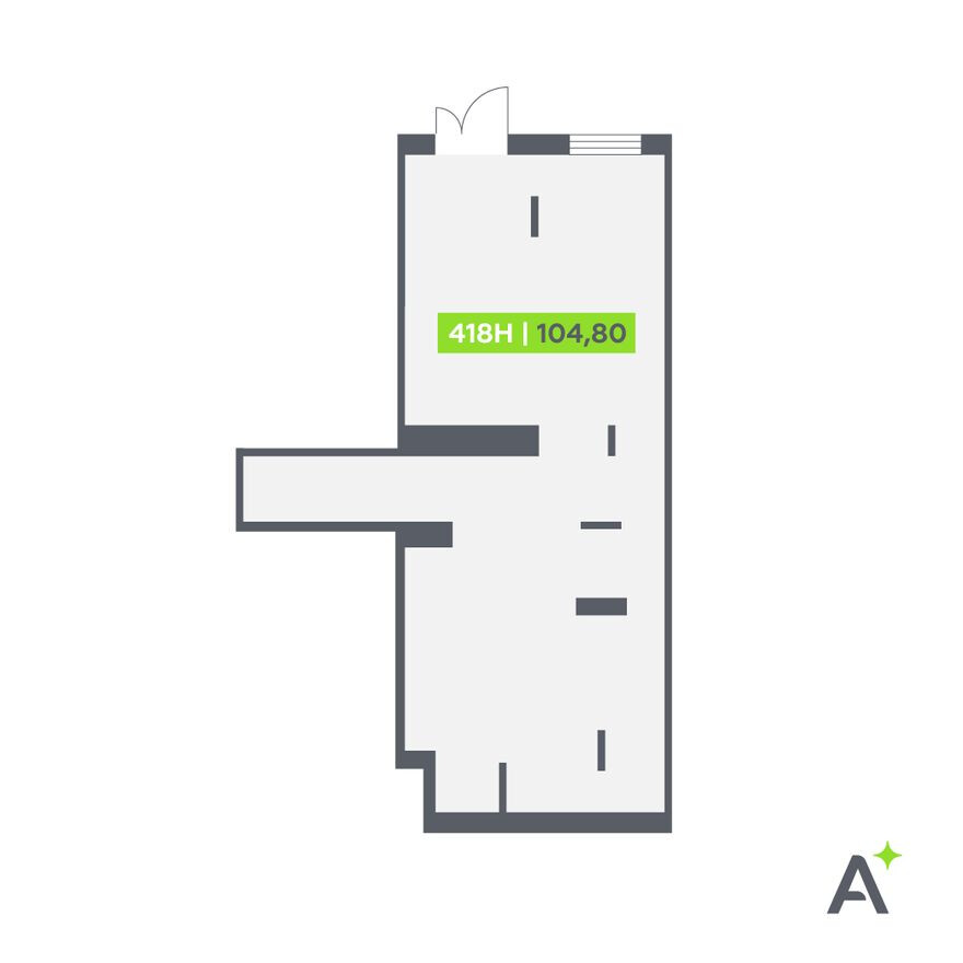 Помещение свободного назначения, 104.8 м²