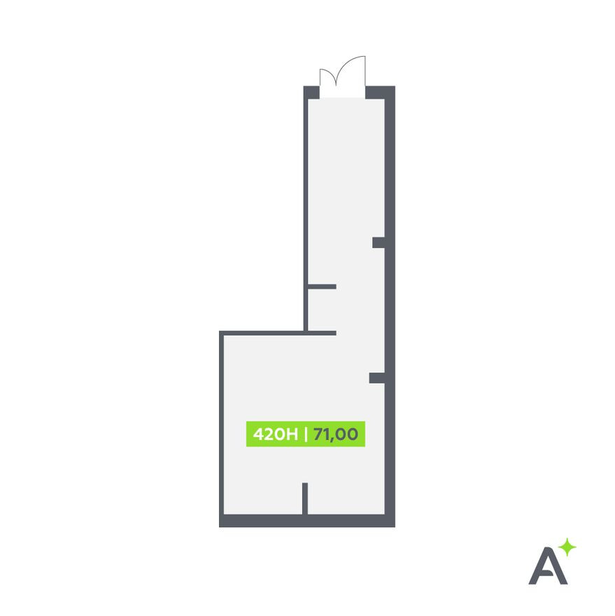 Помещение свободного назначения, 71.0 м²