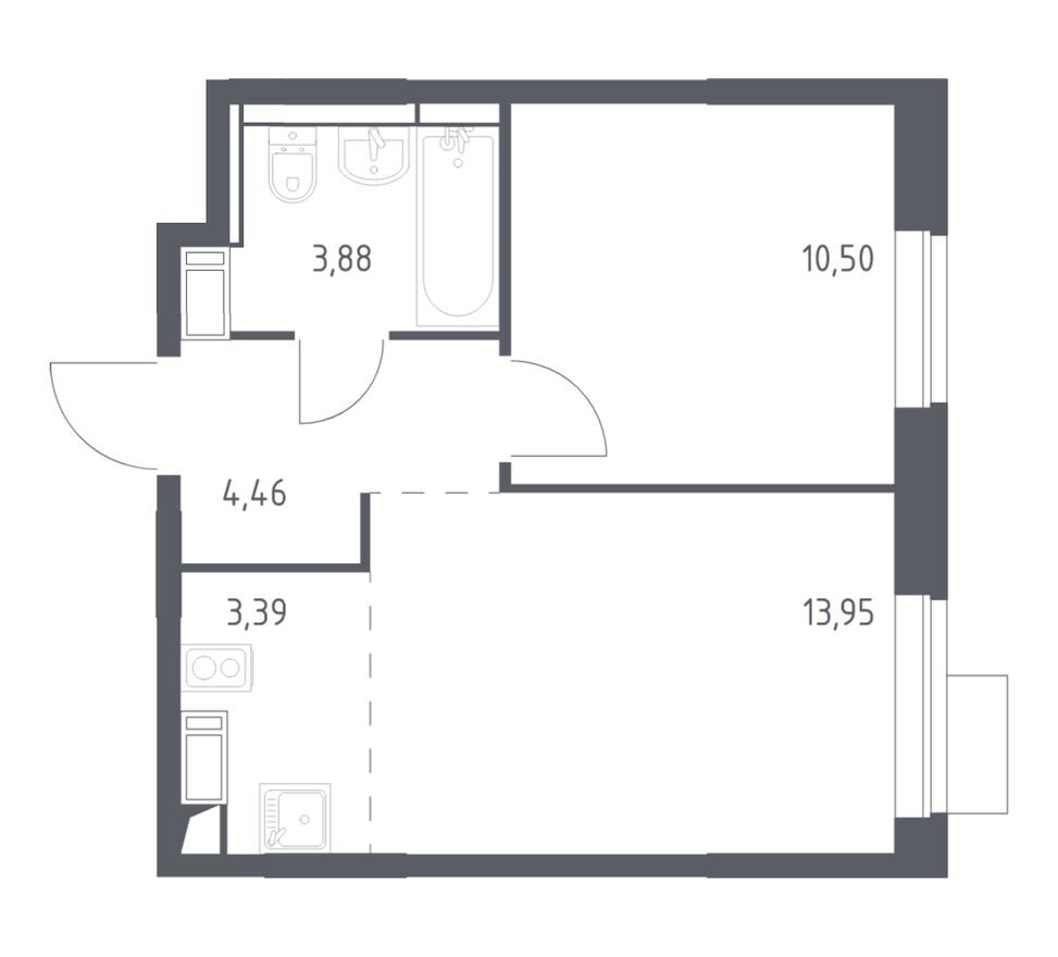 1к. квартира