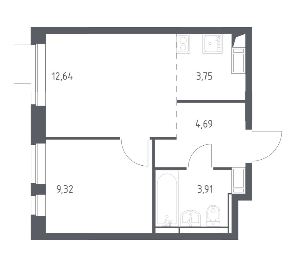 1к. квартира