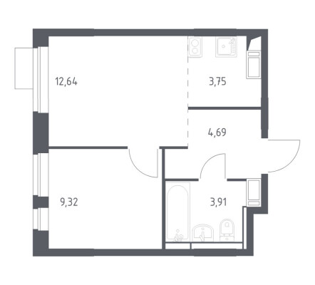 1к. квартира