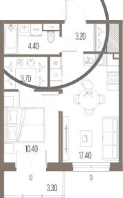 1к. квартира