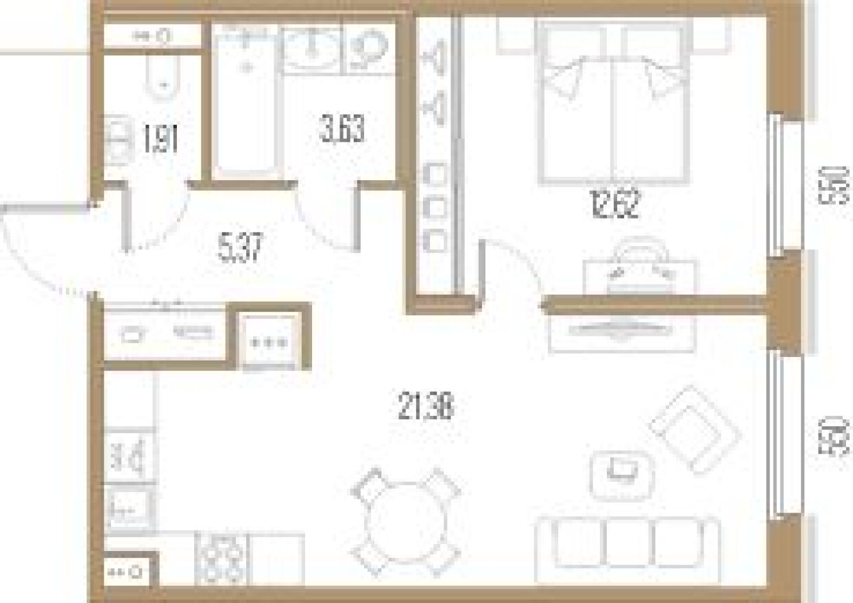 1к. квартира