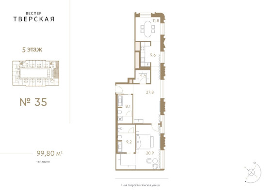 1к. апартаменты