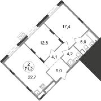 2к. квартира