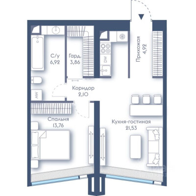 1к. квартира