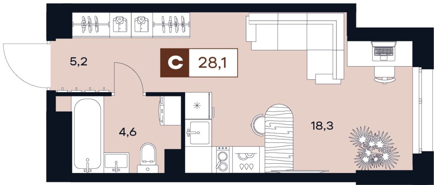 Студия-квартира