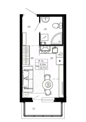 1к. квартира