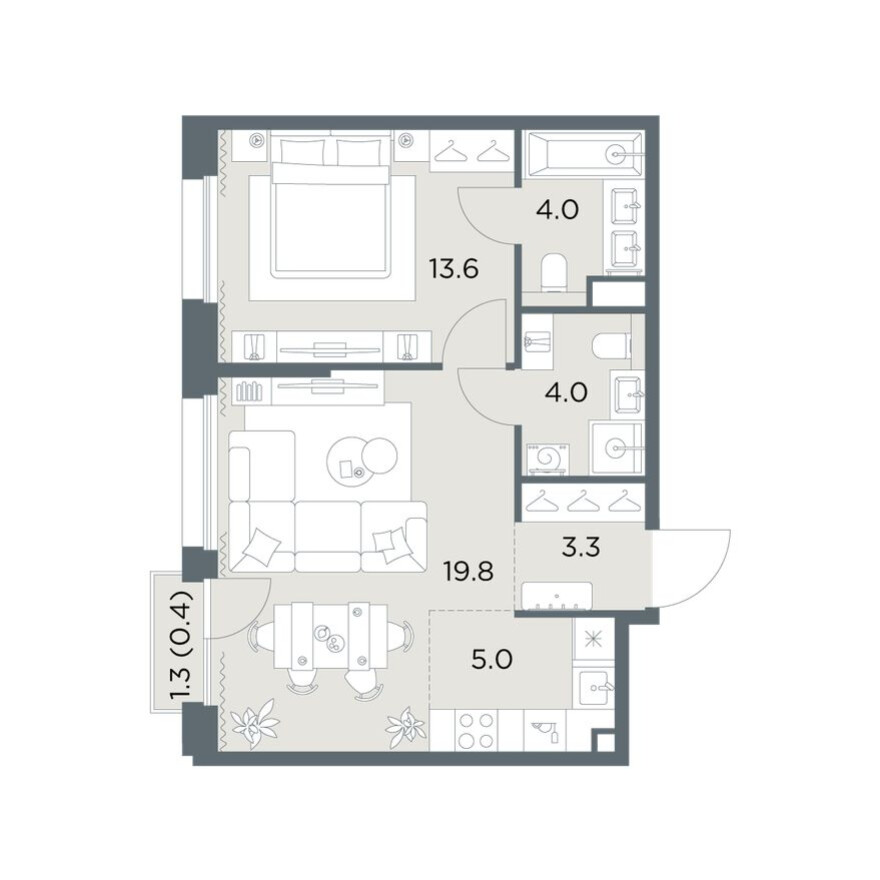 2к. квартира