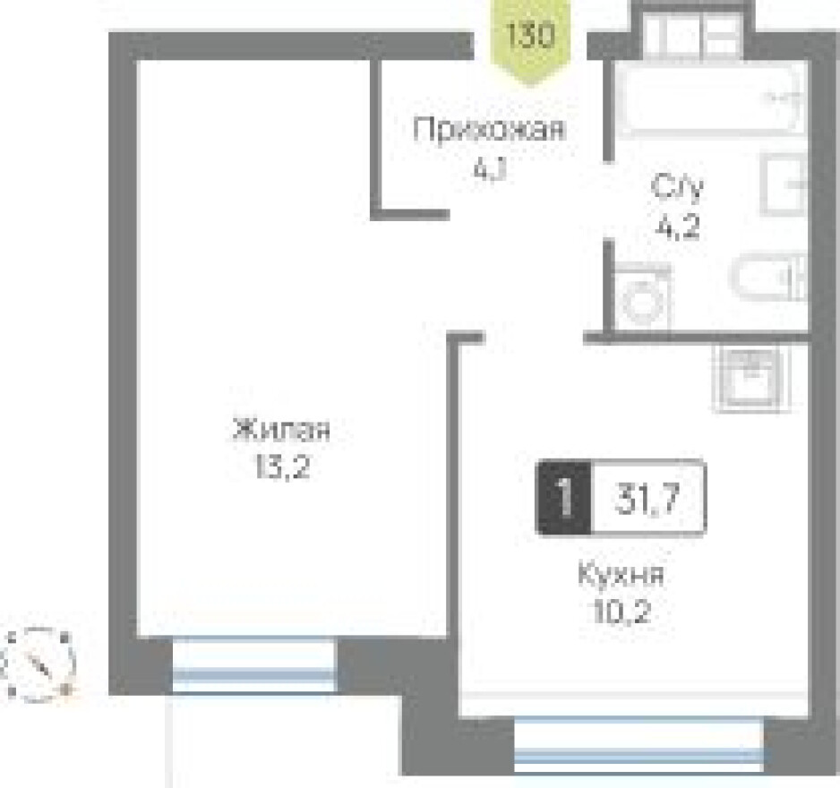 1к. квартира