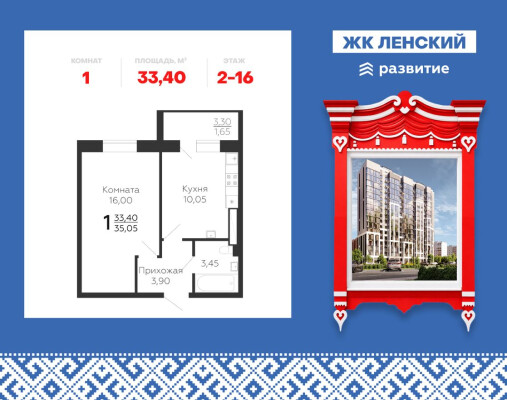 1к. квартира