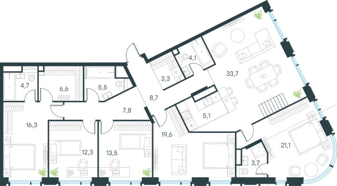 8к. квартира