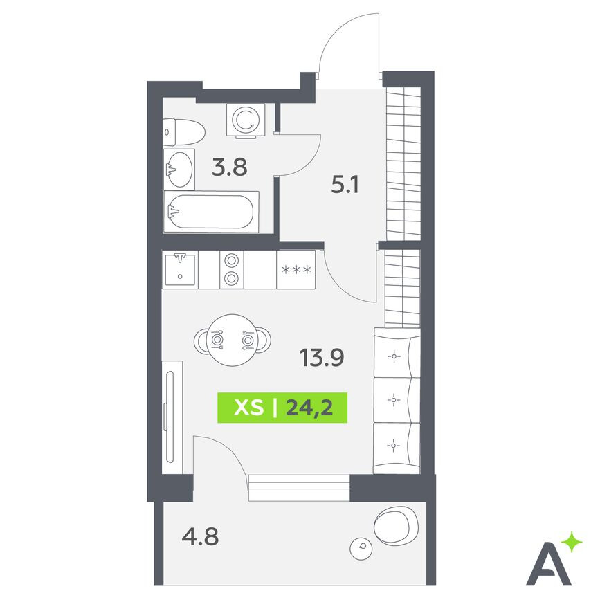 Студия-квартира