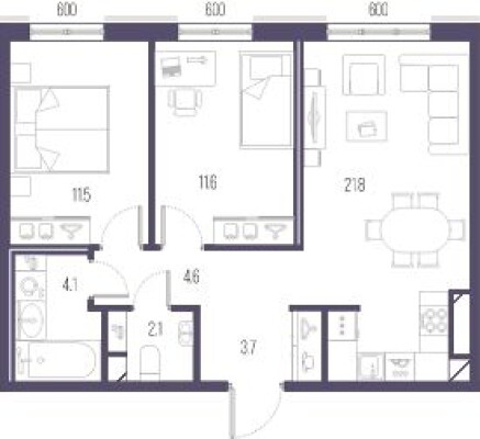 2к. квартира