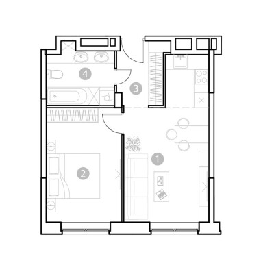 2к. апартаменты