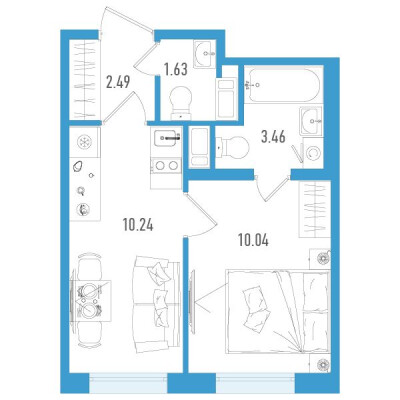 1к. квартира