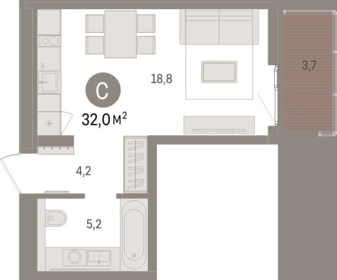 Студия-квартира