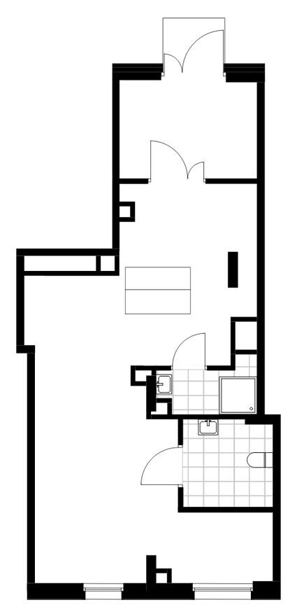 Планировка — Торговое помещение, 59.7 м²