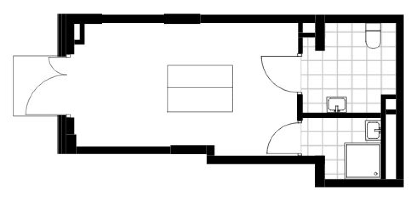 Планировка — Торговое помещение, 25.7 м²