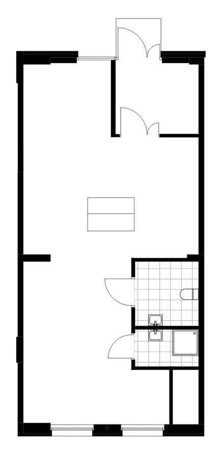 Планировка — Торговое помещение, 74.7 м²